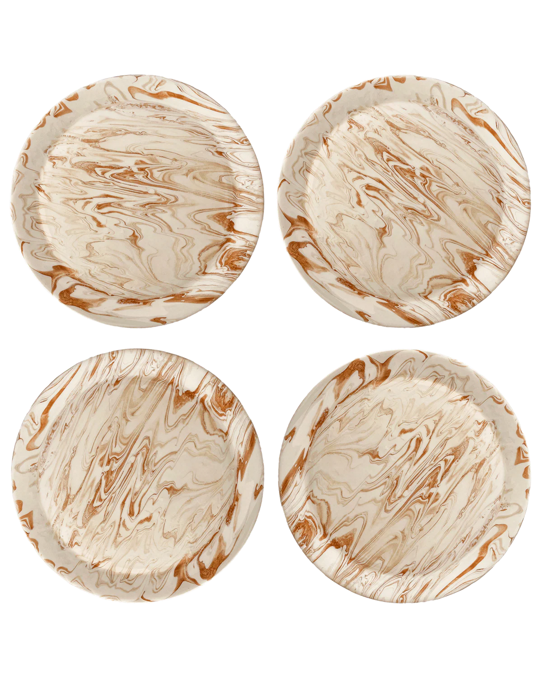 Marbled Dinner Plate - Set/4