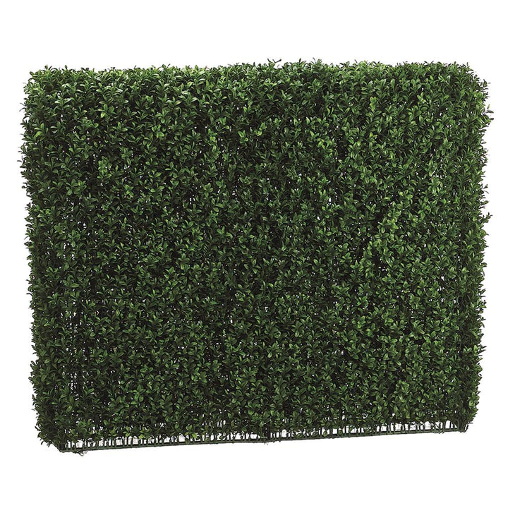 Faux Boxwood Hedge Panel – 33"H x 8"W x 39"L