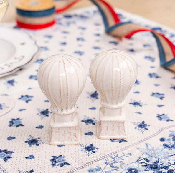 L'Amour Toujours Hot Air Balloon Salt & Pepper Shakers