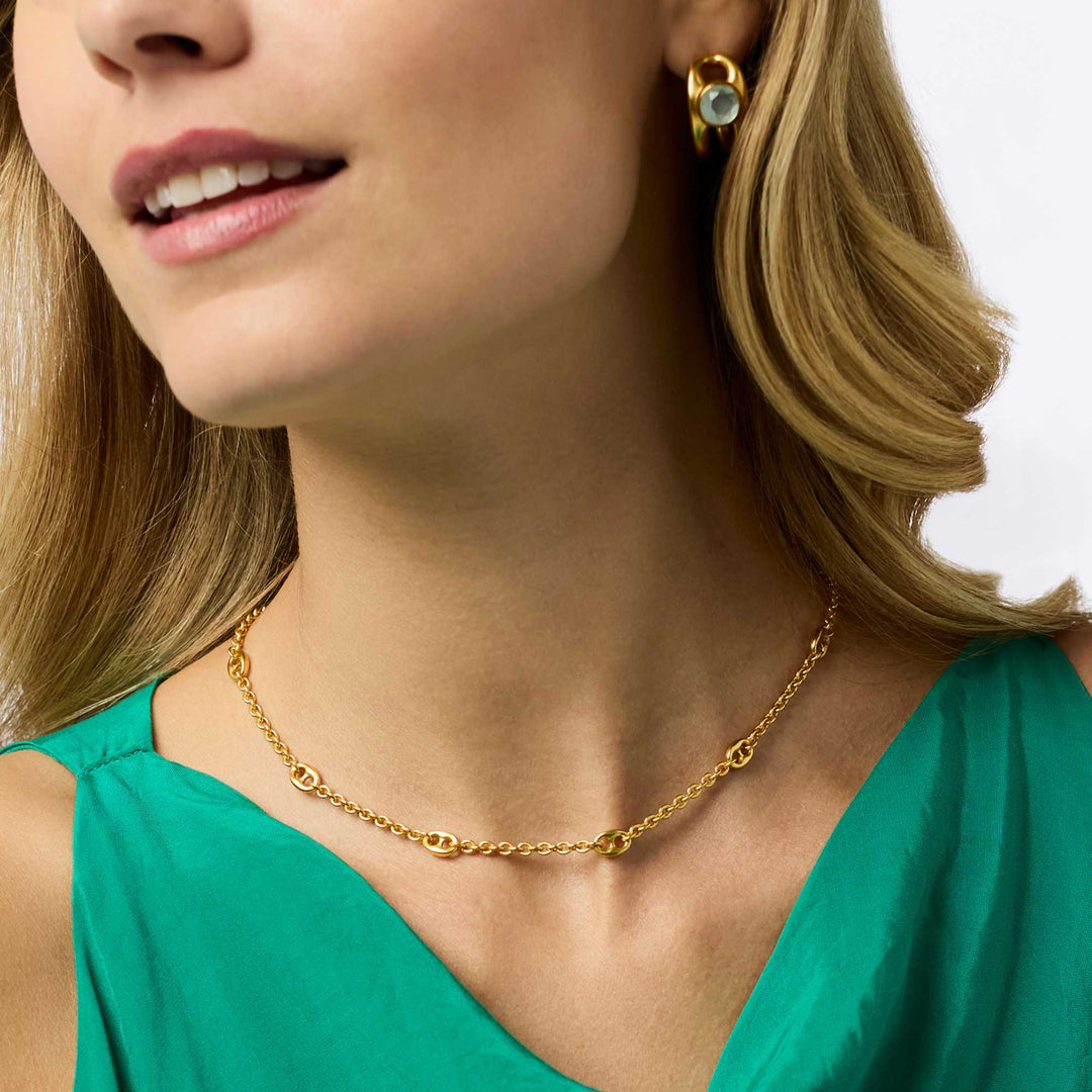 Laguna Delicate Station Necklace – Gold