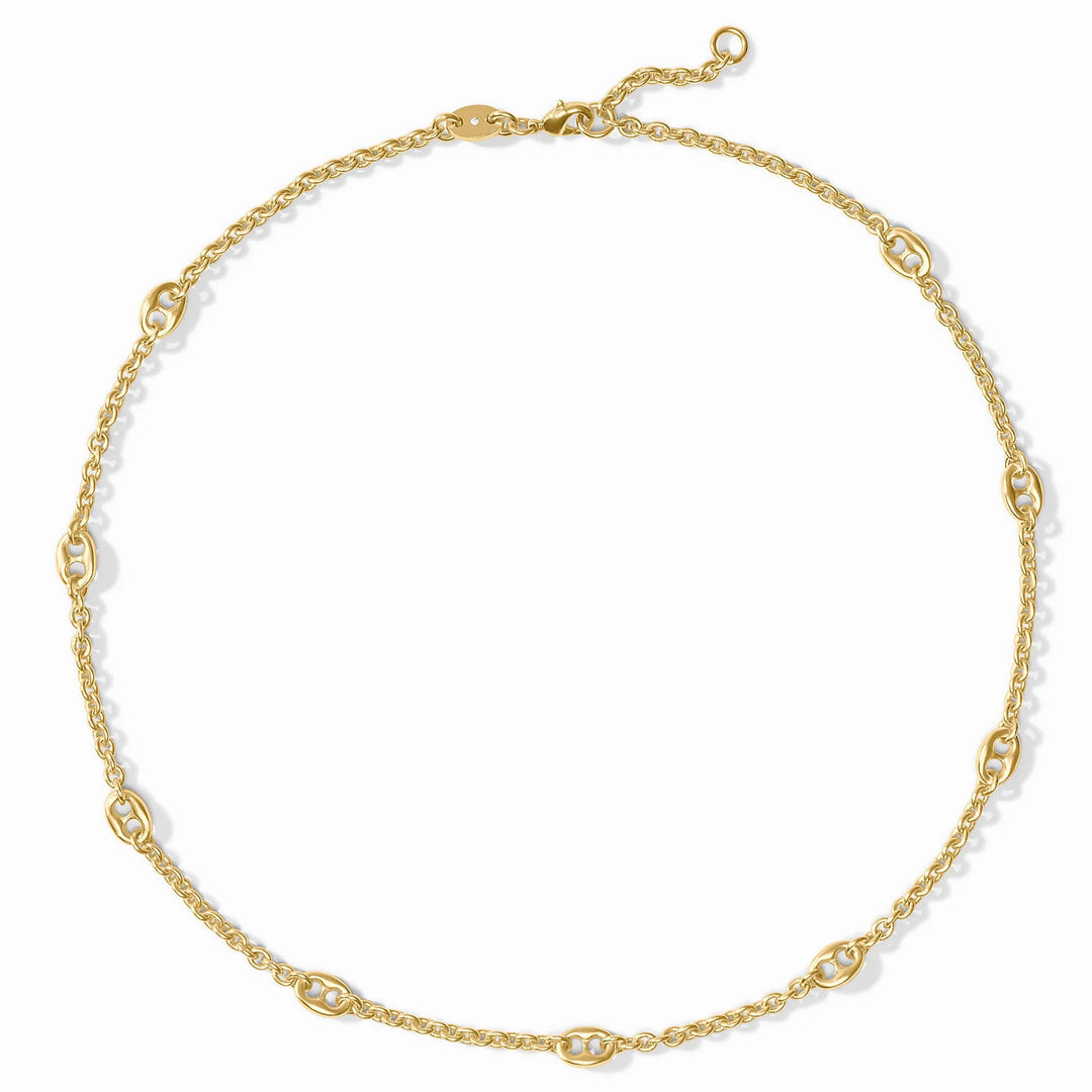 Laguna Delicate Station Necklace – Gold