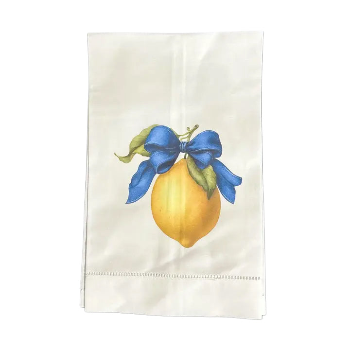 Linen Hemstitched Guest Towel