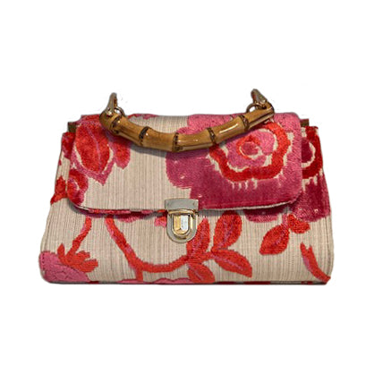 Lilly Bamboo Handle Bag