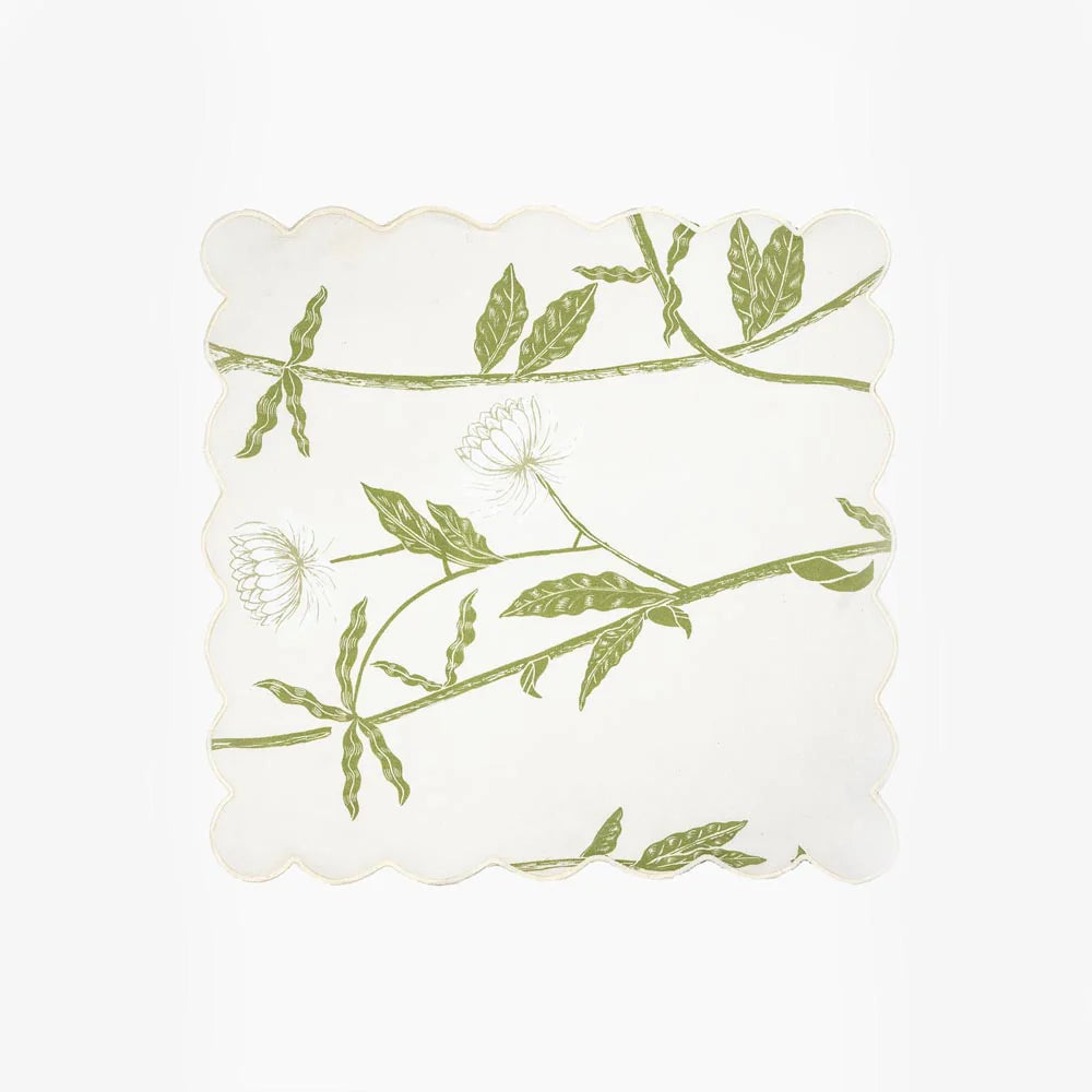 Storytime Dahlias Dinner Napkins - Set of 4