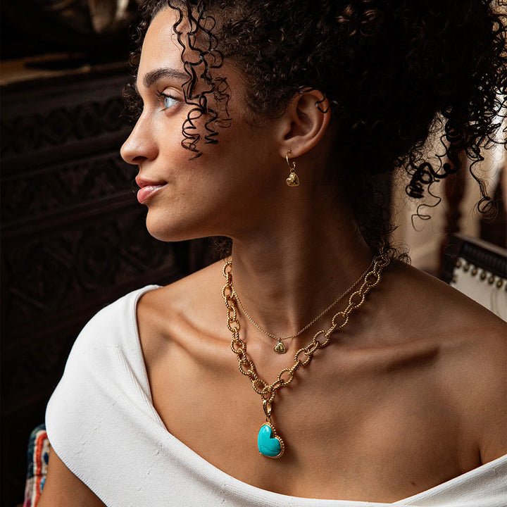 Love Heart Charm Necklace