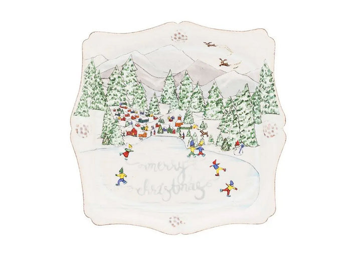 Berry & Thread North Pole Merry Christmas Trinket Tray