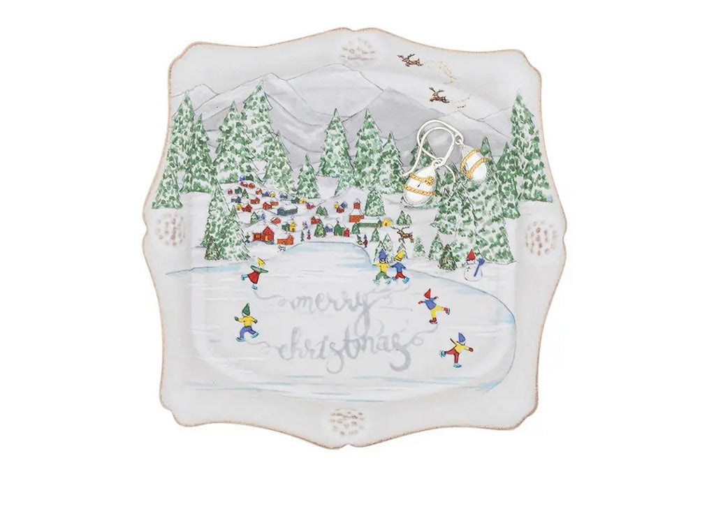 Berry & Thread North Pole Merry Christmas Trinket Tray