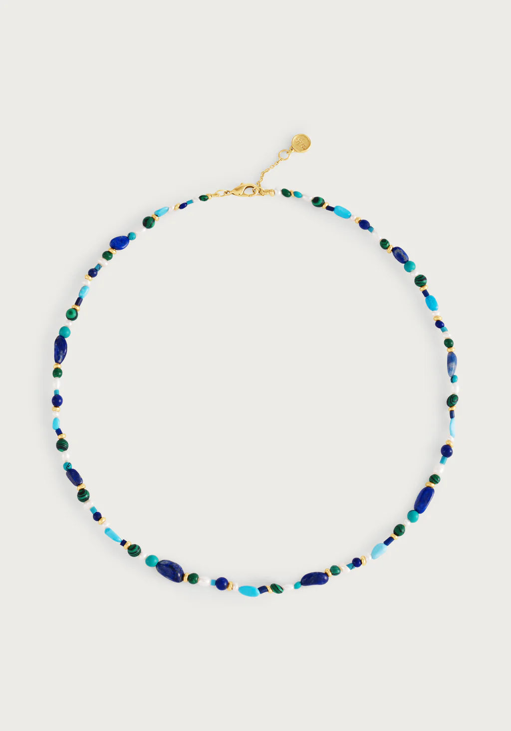 Milos Beaded Necklace - Cool