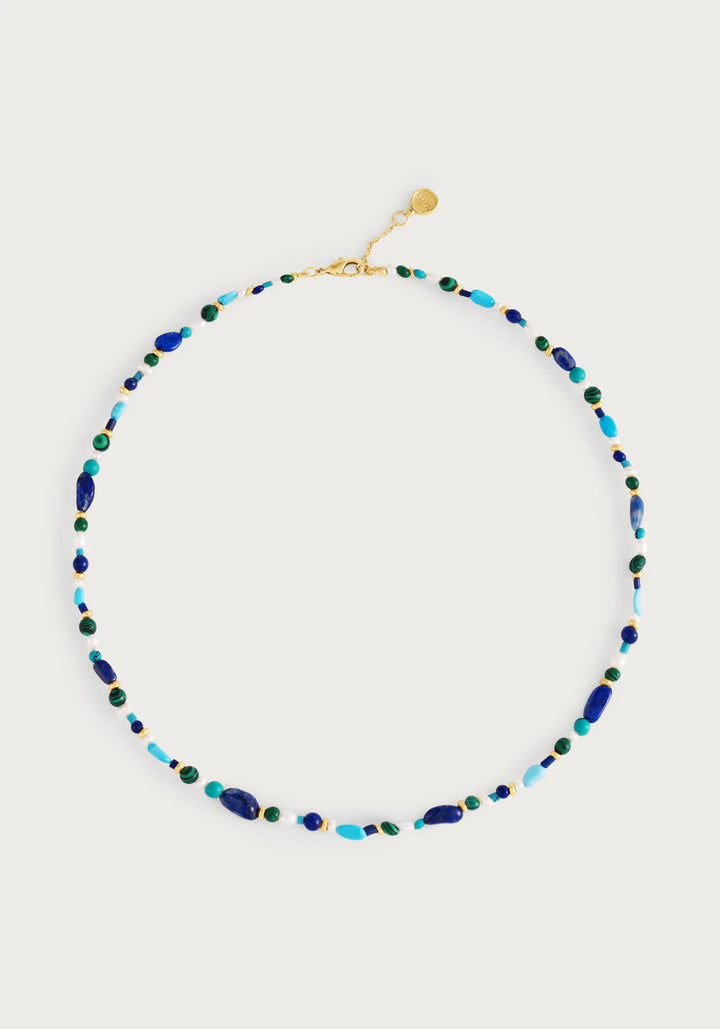 Milos Beaded Necklace - Cool