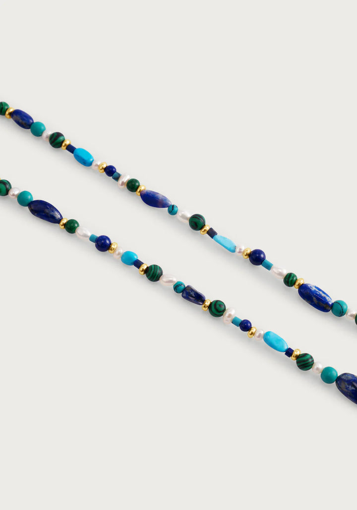 Milos Beaded Necklace - Cool