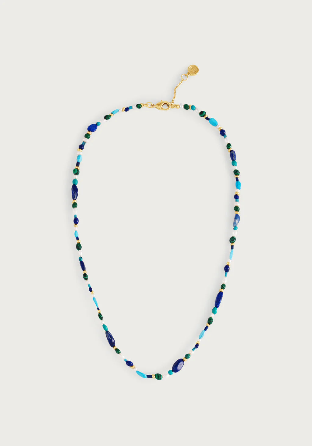 Milos Beaded Necklace - Cool