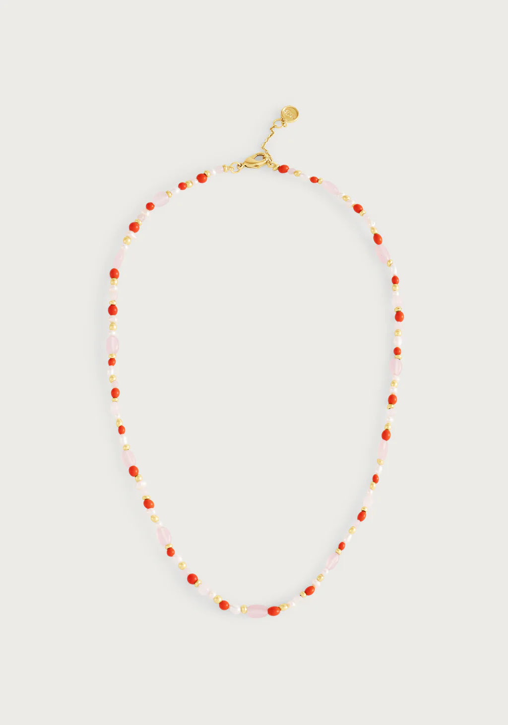 Milos Beaded Necklace - Warm