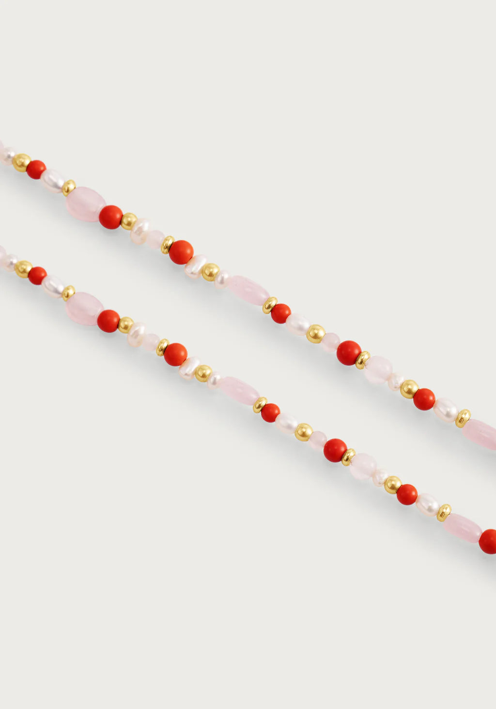 Milos Beaded Necklace - Warm