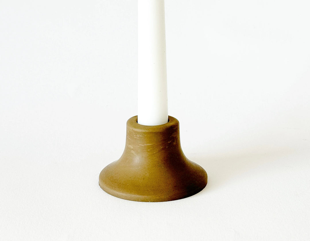 Mina Short Taper Candle Holder