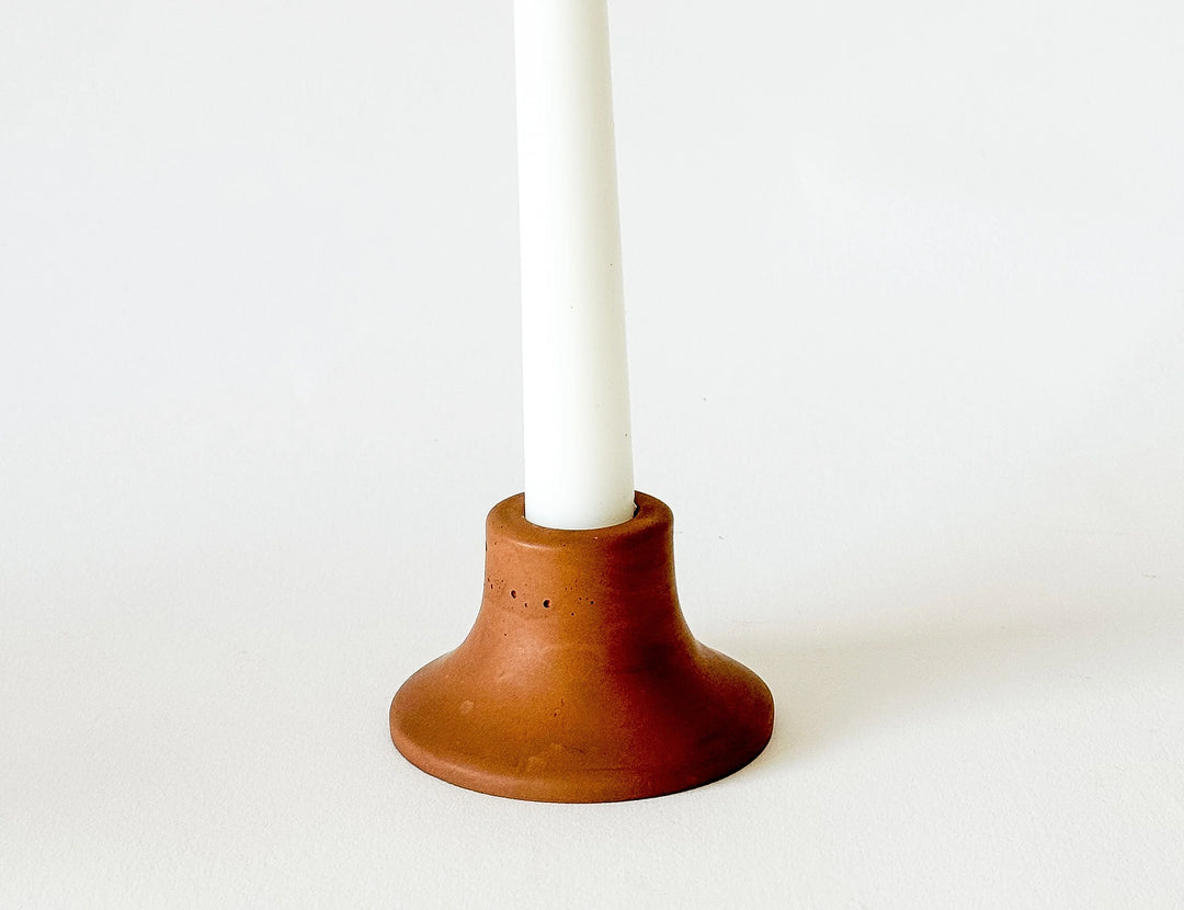 Mina Short Taper Candle Holder