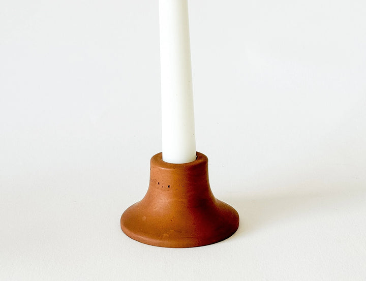 Mina Short Taper Candle Holder