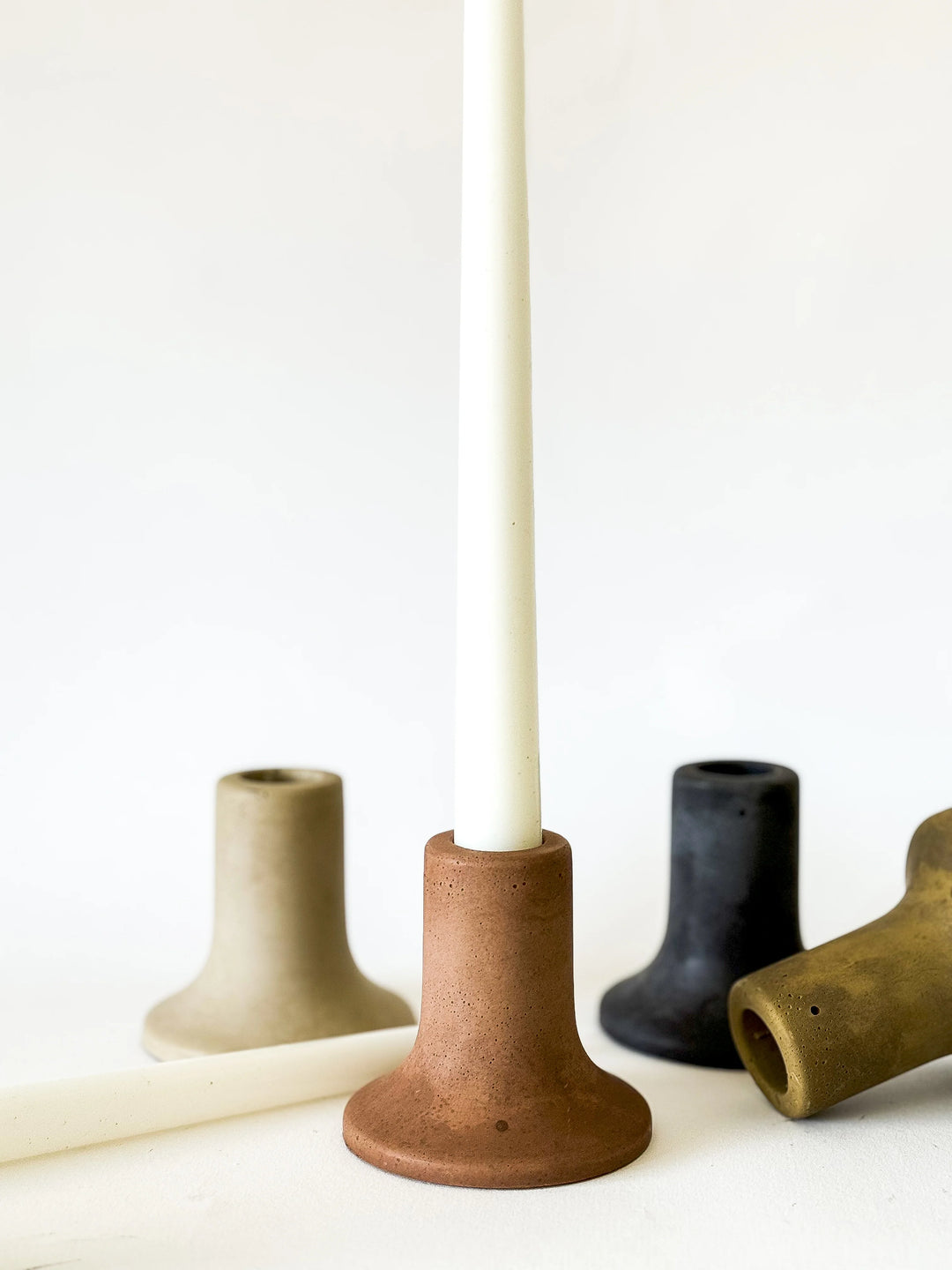 Mina Tall Taper Candle Holder