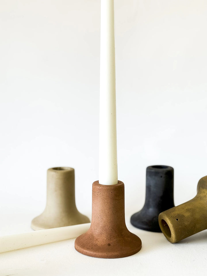 Mina Tall Taper Candle Holder