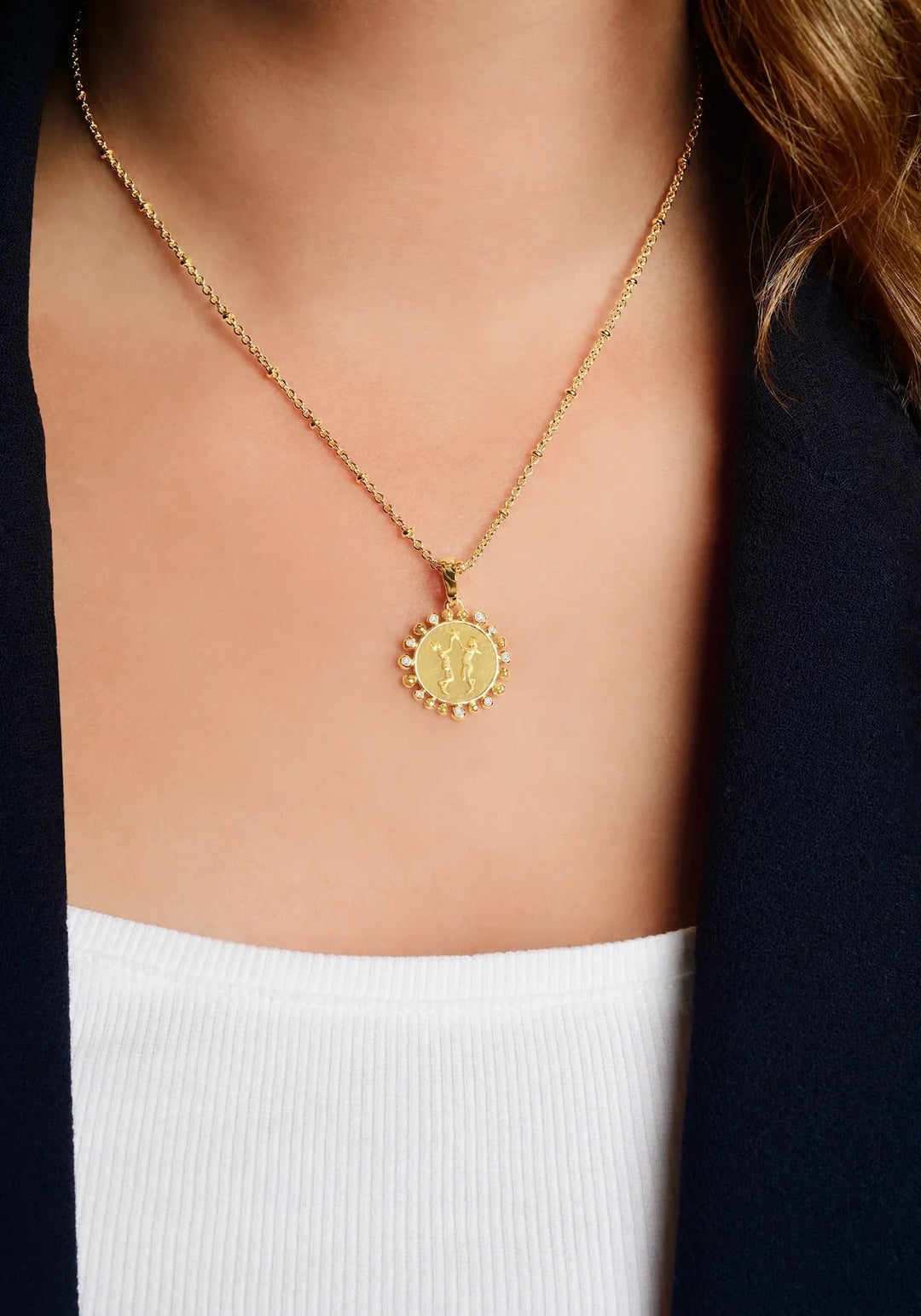 Molten Bead Chain Necklace