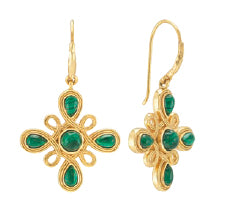 Monique Gem Dangle Earrings