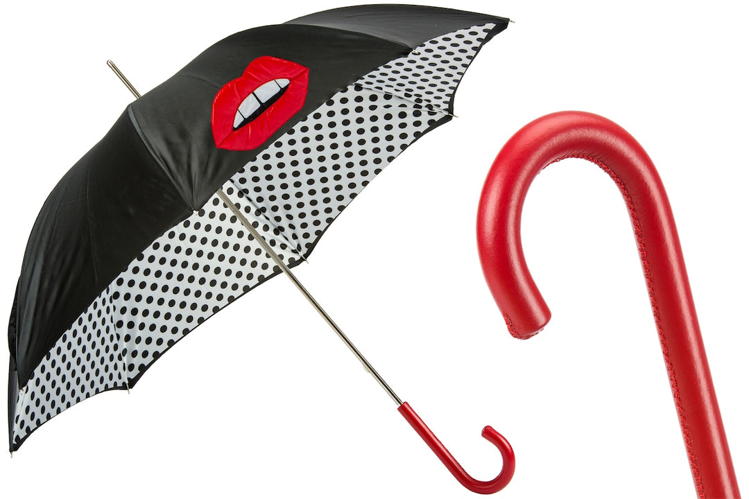 Umbrella - Mouth with Polka Dot Interior