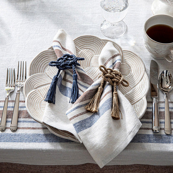 Mystic Knot Napkin Rings, Set of 4