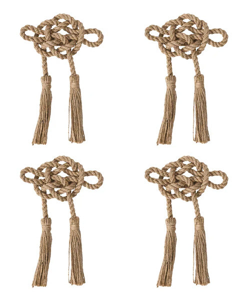 Mystic Knot Napkin Rings, Set of 4