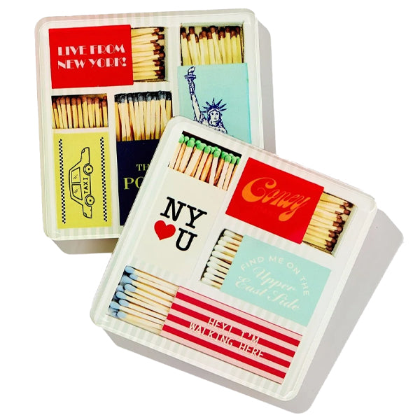 New York Matchbook Coaster Set/4