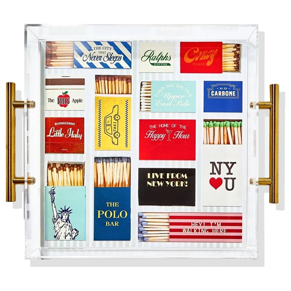New York Matchbook Tray