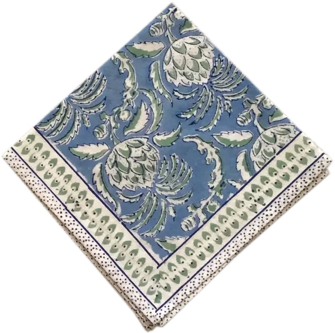 Block Printed Napkins Set of 6