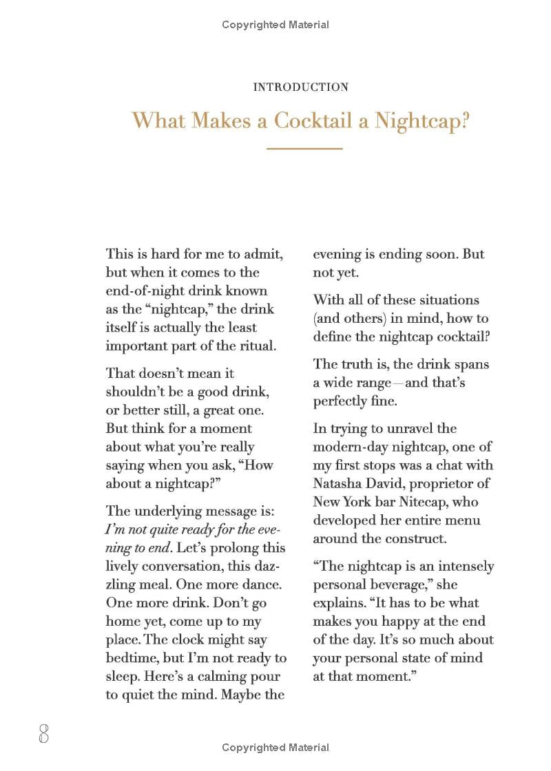Nightcap: More than 40 Cocktails to Close Out an Evening