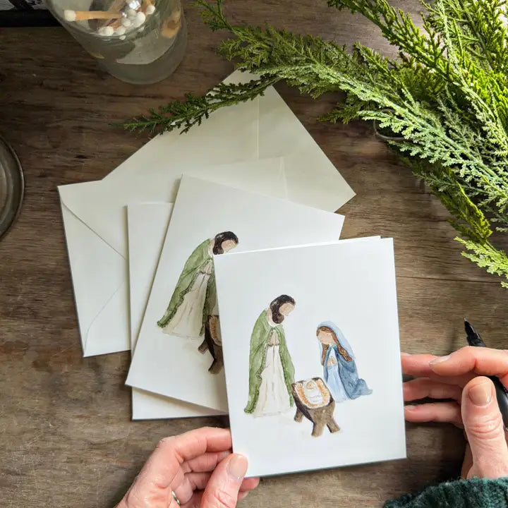 Holiday Watercolor Notecard Set