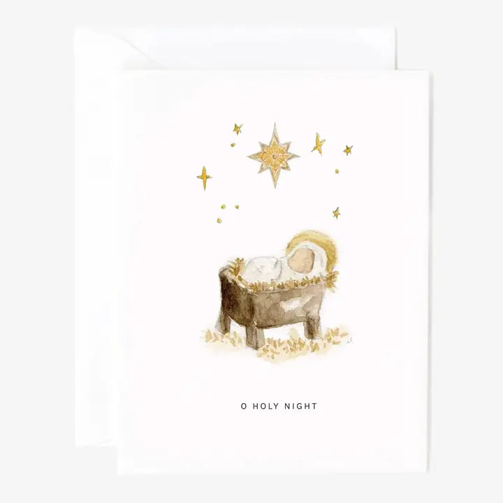 Christmas Watercolor Greeting Card