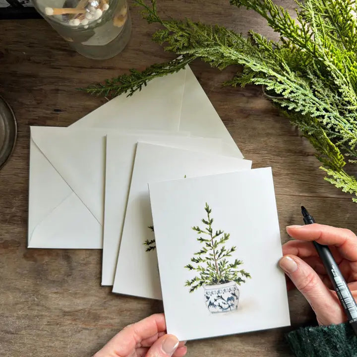 Holiday Watercolor Notecard Set