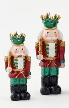 Nutcracker Candles, Set of 2