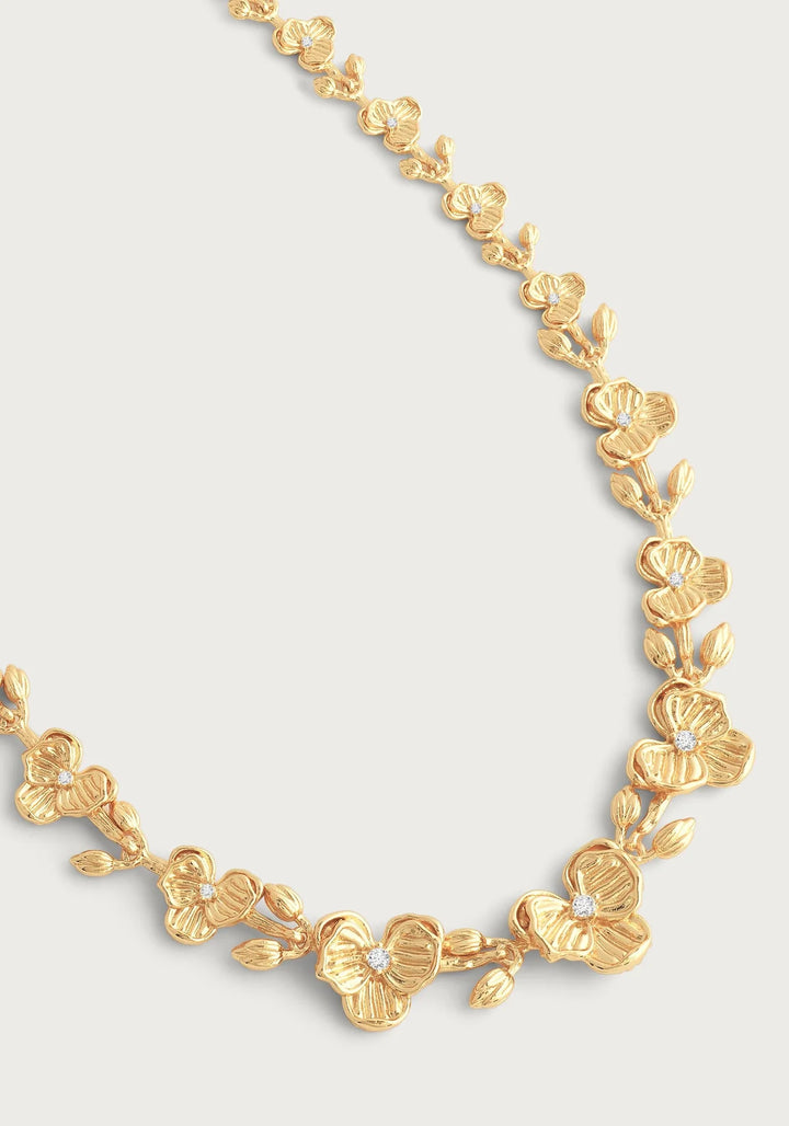 Orchid Link Necklace