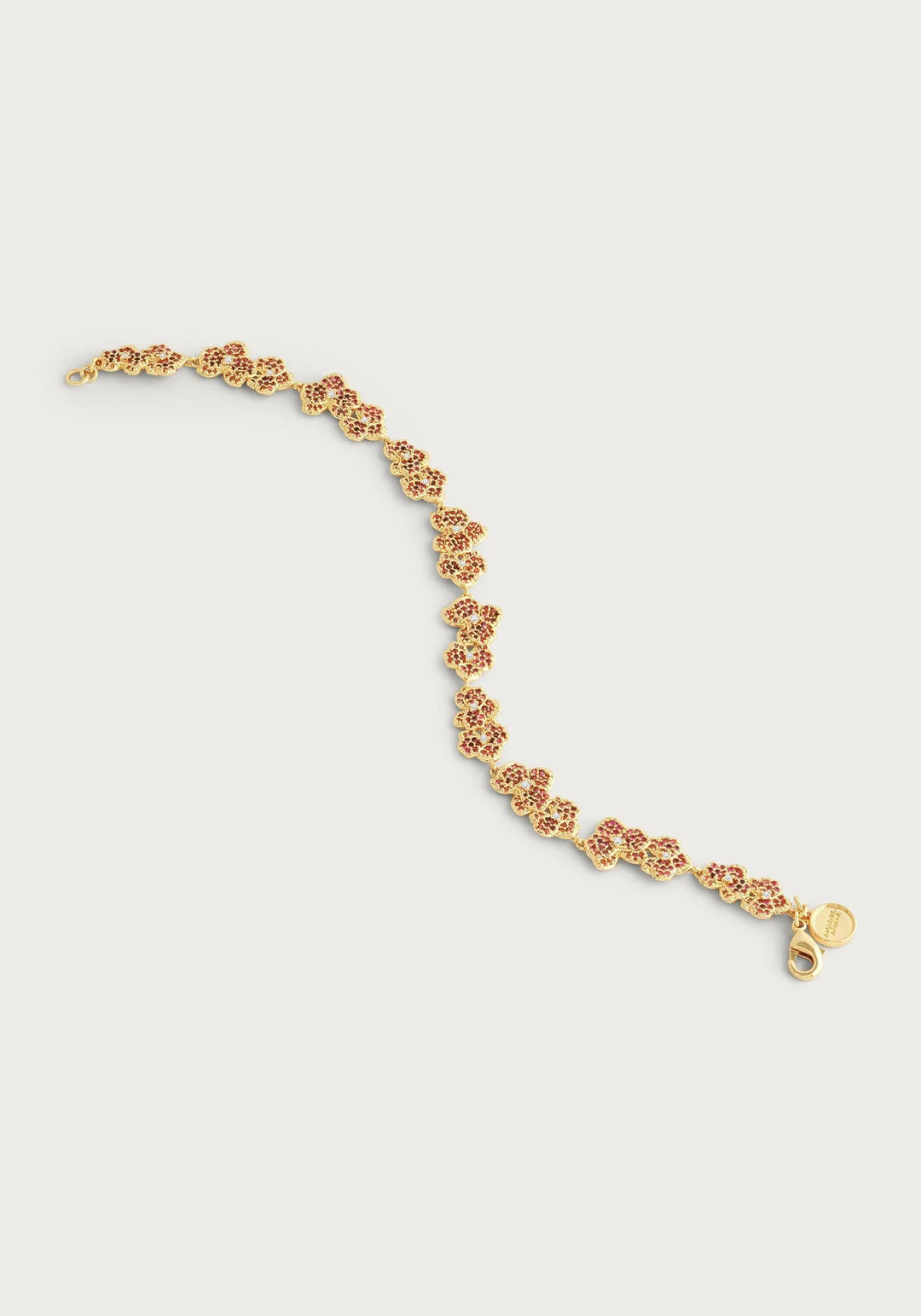 Orchid Pink Pave Tennis Bracelet