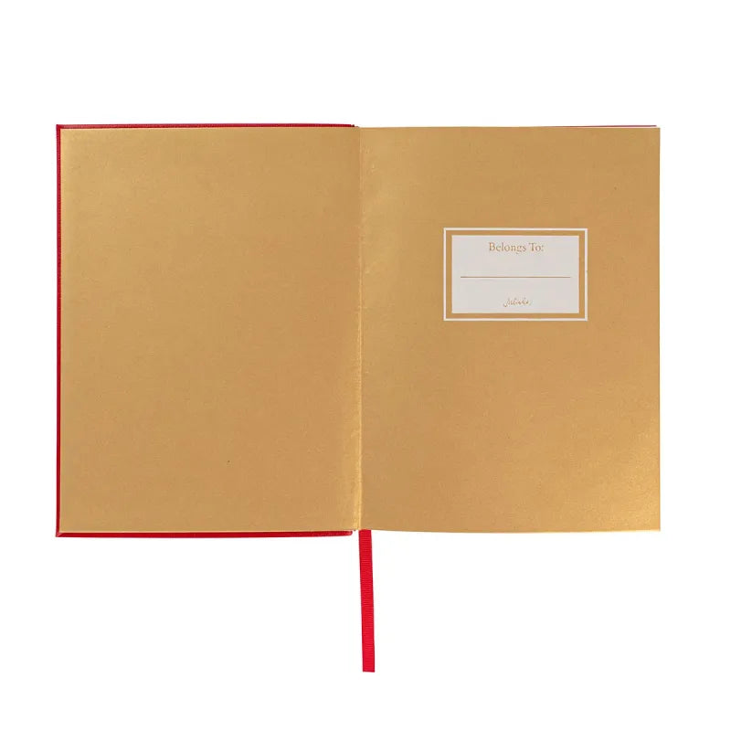 Naughty/Nice Embossed Journal
