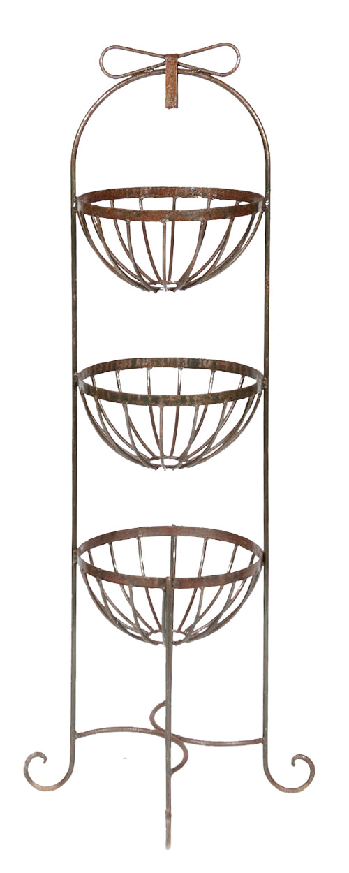 Three-Tier Iron Planter