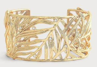 Palm Leaves Cuff