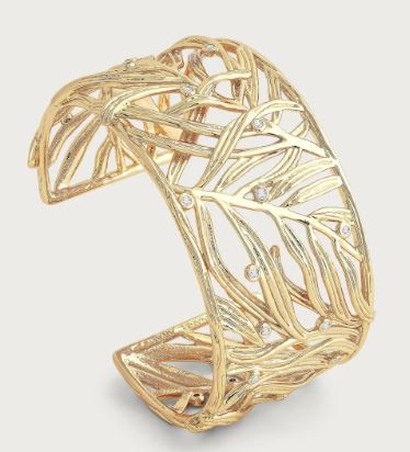 Palm Leaves Cuff