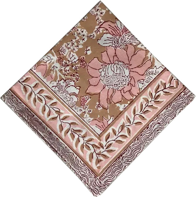 Block Printed Napkins Set of 6