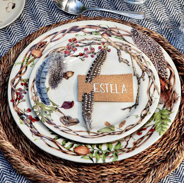 Forest Walk Party Plates - Set of 4