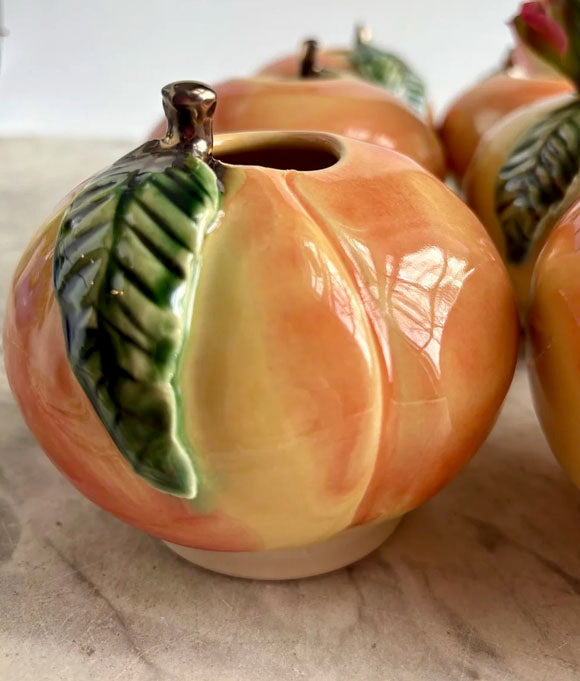 Gwen Ottinger Handcrafted Peach Vessel