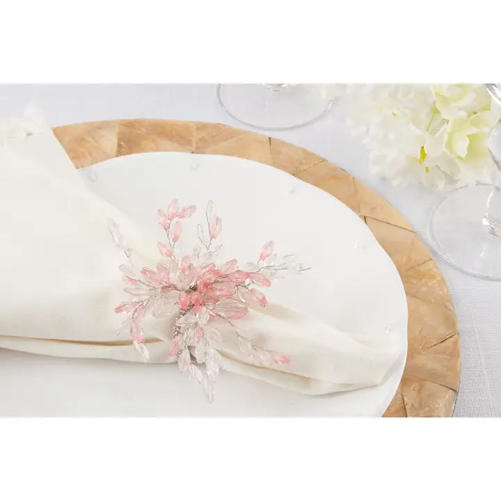 Beaded Napkin Ring - Set of 4