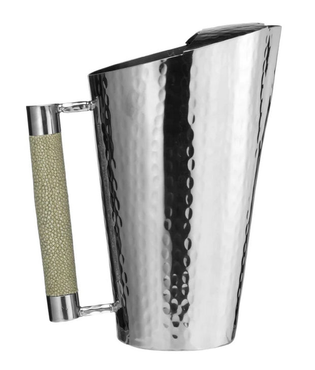 Steel & Shagreen Pitcher