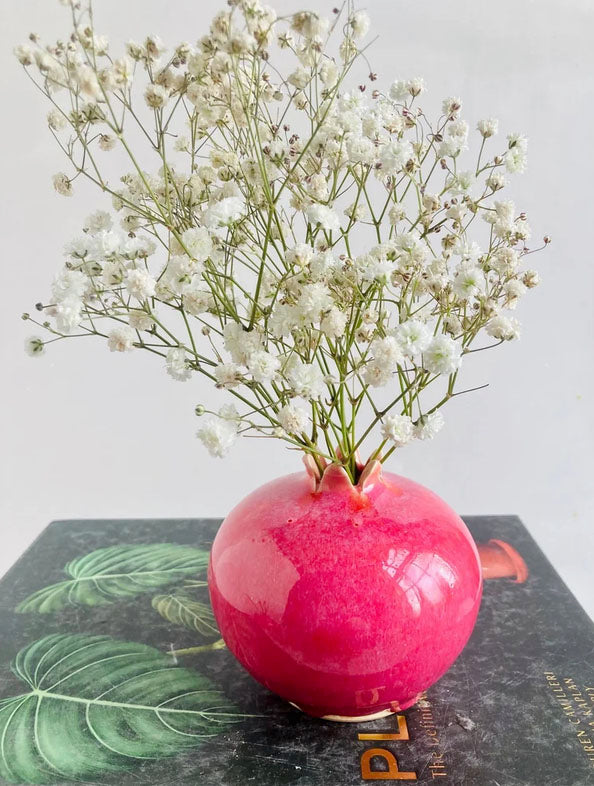 Gwen Ottinger Handcrafted Pomegranate Vase