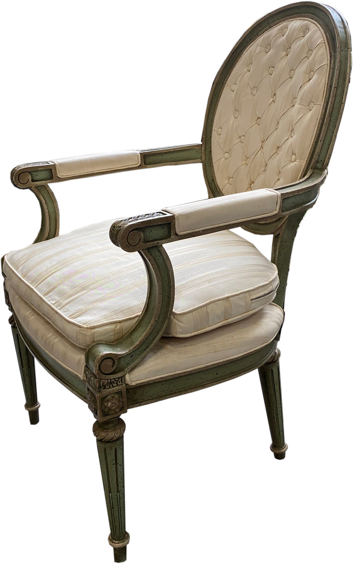 Vintage Bernhardt Hibriten Louis XVI Style Armchair