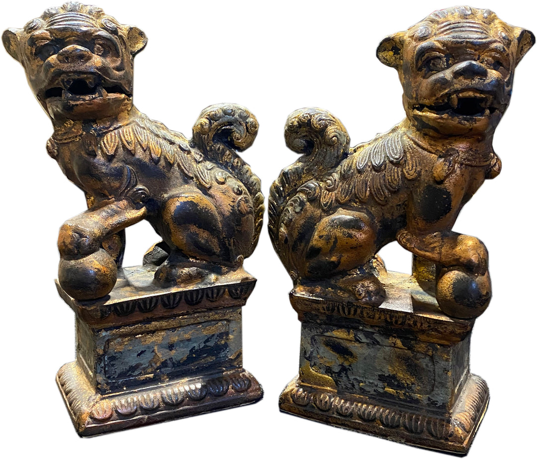Foo Dog Bookends, Pair