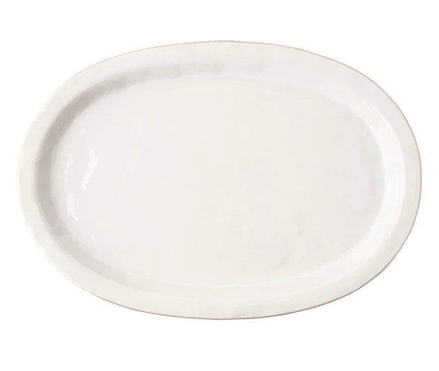 Puro 20" Platter - Whitewash